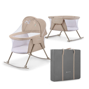 Kinderkraft 3-in-1 Crib RockerCot Lovi Beige