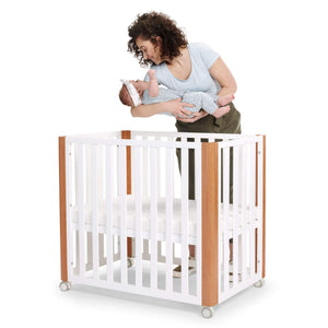 Kinderkraft 4-in-1 Wooden Cot Bed Koya mother and baby 