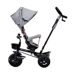 Kinderkraft Trike Aveo side view with adjustable front-facing and back-facing seat 