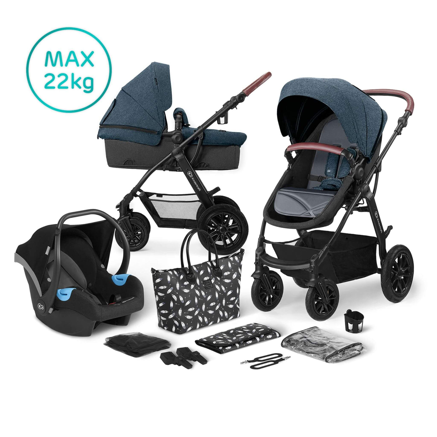 Kinderkraft Pram XMOOV 3-in-1 – mytinytot - Main Image