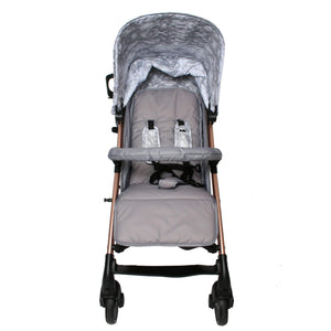 My Babiie Pram Samantha Faiers Grey Marble front on view 