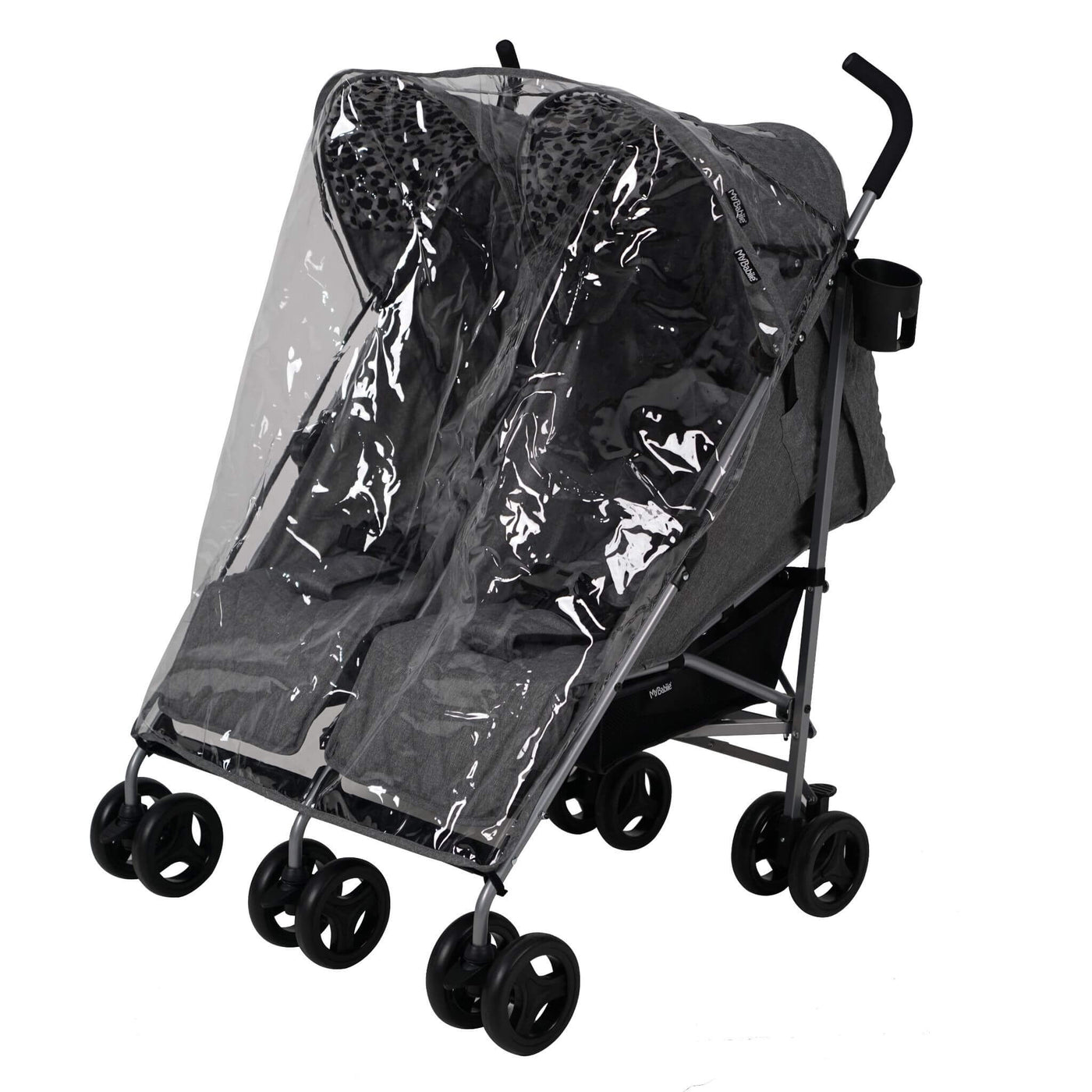 My Babiie Twin Pram Leopard – mytinytot