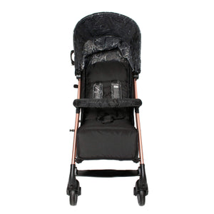 My Babiie Pram Samantha Faiers Black Marble front on view 